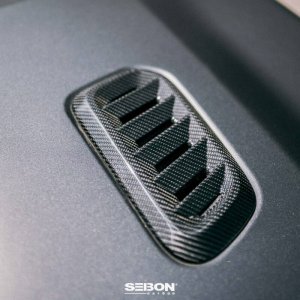 Toyota GR Corolla Hood Vents - Seibon - Carbon Fiber - 2023+
