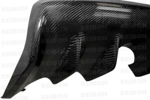 Mitsubishi Lancer Rear Diffuser - Seibon - OEM-style - Carbon Fiber - `08-`15 Mitsubishi Lancer Rear Diffuser - Seibon - OEM-style - Carbon Fiber - `08-`15