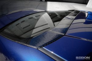 Toyota GR86 Rear Spoiler - Seibon - Roof Fin Spoiler - Carbon Fiber - `13-`20