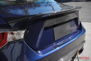 Scion FRS Trunk Garnish - Rear - Seibon - Carbon Fiber - `13-`20