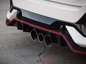 Honda Civic Type R Rear Lip - Seibon - OEM - Carbon Fiber - `16-`17
