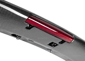 Subaru WRX Rear Spoiler - Seibon - STI-Style Carbon Fiber with LED Light - Carbon Fiber - `08-`14