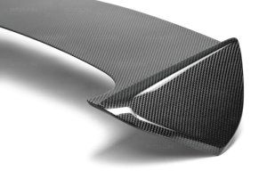 Subaru WRX Rear Spoiler - Seibon - OEM-style Carbon Fiber with LED Cutout - Carbon Fiber - `08-`14 Subaru WRX Rear Spoiler - Seibon - OEM-style Carbon Fiber with LED Cutout - Carbon Fiber - `08-`14