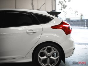Ford Focus Rear Spoiler - Seibon - OEM Style - Carbon Fiber - `12-`13