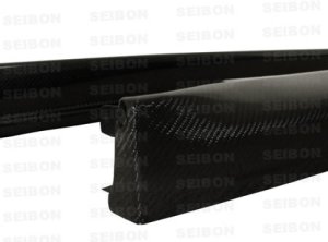 Mitsubishi Lancer Side Skirts (2) - Seibon - OEM-style - Carbon Fiber - `08-`15 Mitsubishi Lancer Side Skirts (2) - Seibon - OEM-style - Carbon Fiber - `08-`15