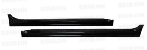 Mitsubishi Lancer Side Skirts (2) - Seibon - OEM-style - Carbon Fiber - `08-`15 Mitsubishi Lancer Side Skirts (2) - Seibon - OEM-style - Carbon Fiber - `08-`15