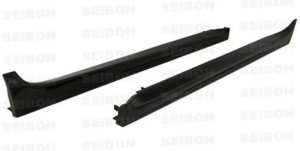 Mitsubishi Lancer Side Skirts (2) - Seibon - OEM-style - Carbon Fiber - `08-`15 Mitsubishi Lancer Side Skirts (2) - Seibon - OEM-style - Carbon Fiber - `08-`15