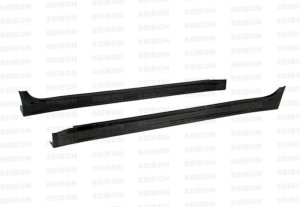Mitsubishi Lancer Side Skirts (Pair) - Seibon - VR-style - Carbon Fiber - `08-`15 Mitsubishi Lancer Side Skirts (Pair) - Seibon - VR-style - Carbon Fiber - `08-`15