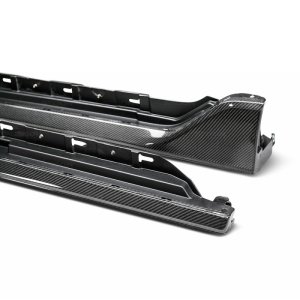 Honda Civic Type R Side Skirts - Seibon - OEM Carbon Fiber - Carbon Fiber - `17-`20