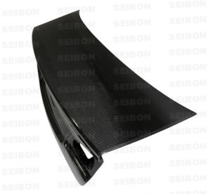 Acura CSX Trunk Lid - Rear - Seibon - OEM-Style Carbon Fiber (3K 2x2 Twill) - Carbon Fiber - `06-`10