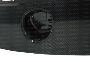 Hyundai Veloster Trunk Lid - Seibon - OEM-style Carbon Fiber - Carbon Fiber - `12-`18