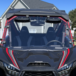 Kawasaki KRX1000 Teryx Windshield - Seizmik - Versa-Vent Hard-Coated - `20-`23