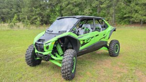 Kawasaki Teryx H2 Windshield - Front - Seizmik - Versa-Vent HC - 2026+