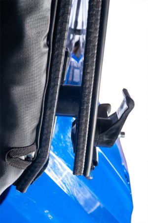 Kawasaki Mule PRO-FX Windshield - Front - Seizmik - Versa-Fold AR2 - `15-`23