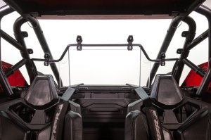 Polaris RZR Pro XP Rear Windshield - Seizmik - UV1S Poly - `20-`23