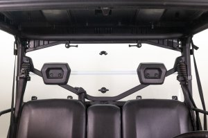 Polaris Ranger Rear Windshield - Seizmik - Folding Poly Carb - `13-`27