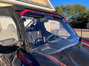 Kawasaki KRX1000 Teryx Windshield - Seizmik - Vented AR2 - `20-`23