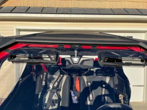 Kawasaki KRX1000 Teryx Front Windshield - Seizmik - Vented UV1 - `20-`23