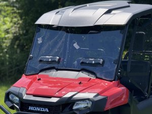 Honda Pioneer 700 Windshield - Seizmik - Vented Tool-Less Hard Coated - `14-`25