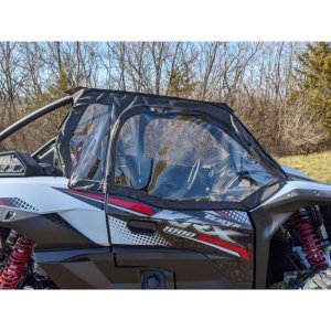 Kawasaki KRX1000 Teryx Door Kits - Seizmik - Soft Doors w/ Zippers Kit - Marine Grade Black - `20-`27