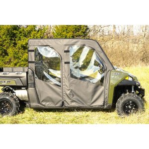 Polaris Ranger XP Crew Soft Doors Kit - Seizmik - Dual Zipper Pulls - `14-`19