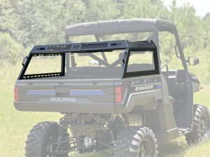Can-Am Defender Truck Bed Rack - Seizmik - Half Height - Black - `15-`24