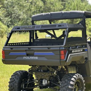 Can-Am Defender Truck Bed Rack - Seizmik - Half Height - Black - `15-`24