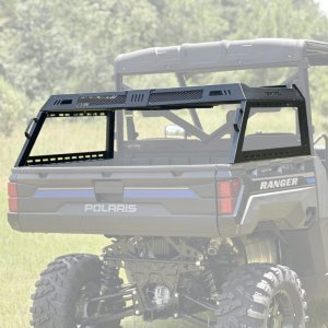 Polaris Ranger XP Truck Bed Rack - Seizmik - Half Height - Black - `15-`24