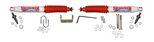 Chevrolet Silverado 1500 Steering Damper Kit - Skyjacker - Dual Stabilizers - White with Red - 2007