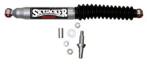 Jeep Wrangler Steering Damper Kit - Skyjacker - Silver with Black Boot - `04-`06