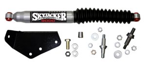Ford F-250 Steering Damper Kit - Skyjacker - Single Stabilizer Kit - Silver with Black Boot - `05-`10 Ford F-250 Steering Damper Kit - Skyjacker - Single Stabilizer Kit - Silver with Black Boot - `05-`10