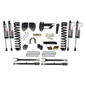 Ford F350 Super Duty Suspension Lift Kit - Front + Rear - Skyjacker - ADX 2.0 Remote Reservoir Monotube Shocks - 2017