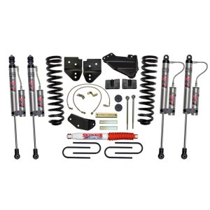 Ford F-350 Super Duty Suspension Lift Kit - Front + Rear - Skyjacker - ADX 2.0 Remote Reservoir Monotube Shocks - `05-`07