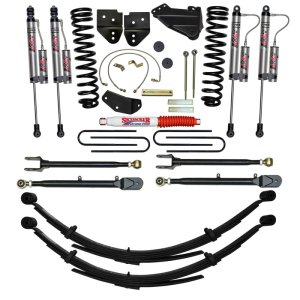 Ford F250 Super Duty Suspension Lift Kit - Skyjacker - 6 In. ADX 2.0 Remote Reservoir Monotube Shocks - `05-`07