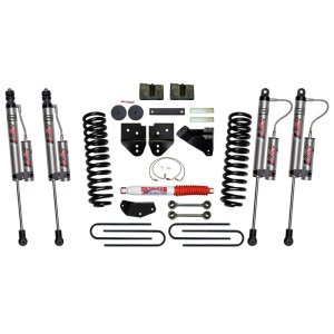 Ford F350 Suspension Lift Kit - Skyjacker - 4in with ADX 2.0 Remote Reservoir Monotube Shocks - 2008