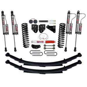 Ford F-250 Suspension Lift Kit - Skyjacker - 4-Inch Lift, ADX 2.0 Remote Reservoir Monotube Shocks, Softride Technology - 2008