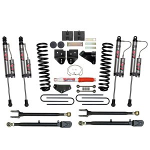 Ford F-350 Super Duty Suspension Lift Kit - Front + Rear - Skyjacker - 6 in. ADX 2.0 Remote Reservoir Monotube Shocks - `08-`10