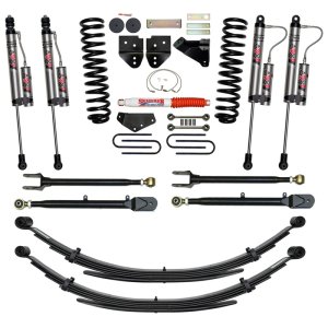Ford F-250 Super Duty Suspension Lift Kit - Skyjacker - 6 in. Lift with ADX 2.0 Adventure Series Remote Reservoir Monotube Shocks - 2008