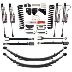 Ford F-250 Super Duty Suspension Lift Kit - Front + Rear - Skyjacker - 6In SYS with ADX 2.0 Remote Reservoir Monotube Shocks - 2008