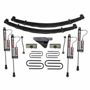 Ford F250 Suspension Lift Kit - Front + Rear - Skyjacker - 4 inch Lift Kit with ADX 2.0 Remote Reservoir Monotube Shocks - `99-`02