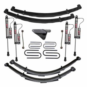 Ford F250 Suspension Lift Kit - Skyjacker - 4-inch with ADX 2.0 Remote Reservoir Monotube Shocks - `00-`04