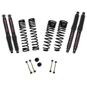 Jeep Gladiator JT Suspension Lift Kit - Front + Rear - Skyjacker - Dual-Rate Long Travel + Black Max Shocks - Black - 2020