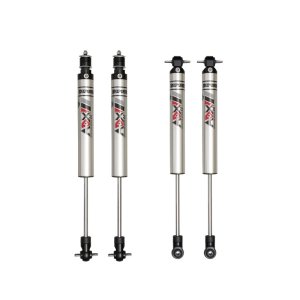 Jeep Wrangler Coilover Suspension Kit - Skyjacker - ADX M2.0 Remote Reservoir - Polished Clear Coat Aluminum - `97-`06