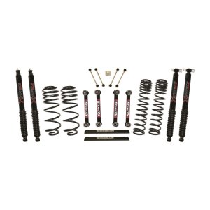 Jeep TJ Suspension Lift Kit - Skyjacker - 4in D-Rate Long Travel w/ OE FR/RR Lower Links/Black Max Shocks - `03-`06 Jeep TJ Suspension Lift Kit - Skyjacker - 4in D-Rate Long Travel w/ OE FR/RR Lower Links/Black Max Shocks - `03-`06