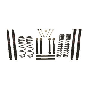 Jeep TJ Suspension Lift Kit - Skyjacker - Long Travel Kit w/ Adjustable Front/Rear Lower Flex Links/Black Max Shocks - `03-`06 Jeep TJ Suspension Lift Kit - Skyjacker - Long Travel Kit w/ Adjustable Front/Rear Lower Flex Links/Black Max Shocks - `03-`06