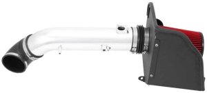 GMC Sierra 3500HD Performance Air Intake - Spectre - Cold Air Intake with Red Filter - Polished - `11-`13
