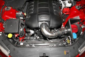 Pontiac G8 Performance Air Intake - Spectre - Polished w/Red Filter - `08-`09