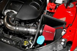 Pontiac G8 Performance Air Intake - Spectre - Polished w/Red Filter - `08-`09