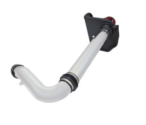Dodge Charger Performance Air Intake - Driver Side - Spectre - Cold Air Intake with Polished Aluminum Tubing and Black Powder Coated Heat Shield - Red - `11-`17