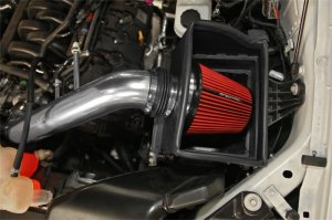 Ford F150 Performance Air Intake - Spectre - Cold Air Intake - Polished w/Red Filter - `15-`19 Ford F150 Performance Air Intake - Spectre - Cold Air Intake - Polished w/Red Filter - `15-`19